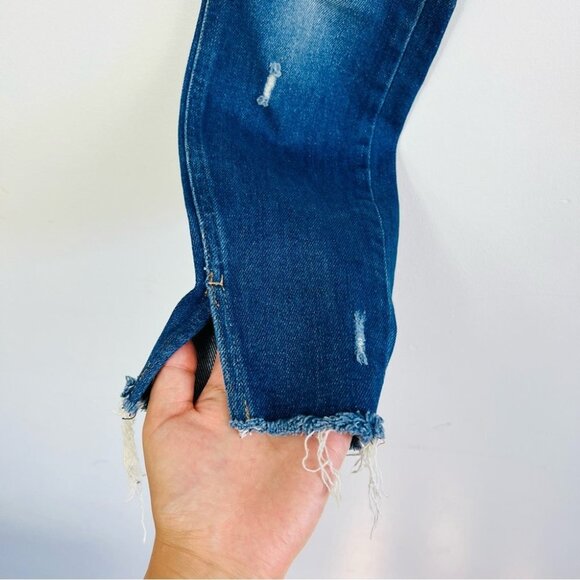 Tommy Hilfiger Denim  High Rise Distressed Skinny Open Hem Legging Women Size 2 - Picture 6 of 16